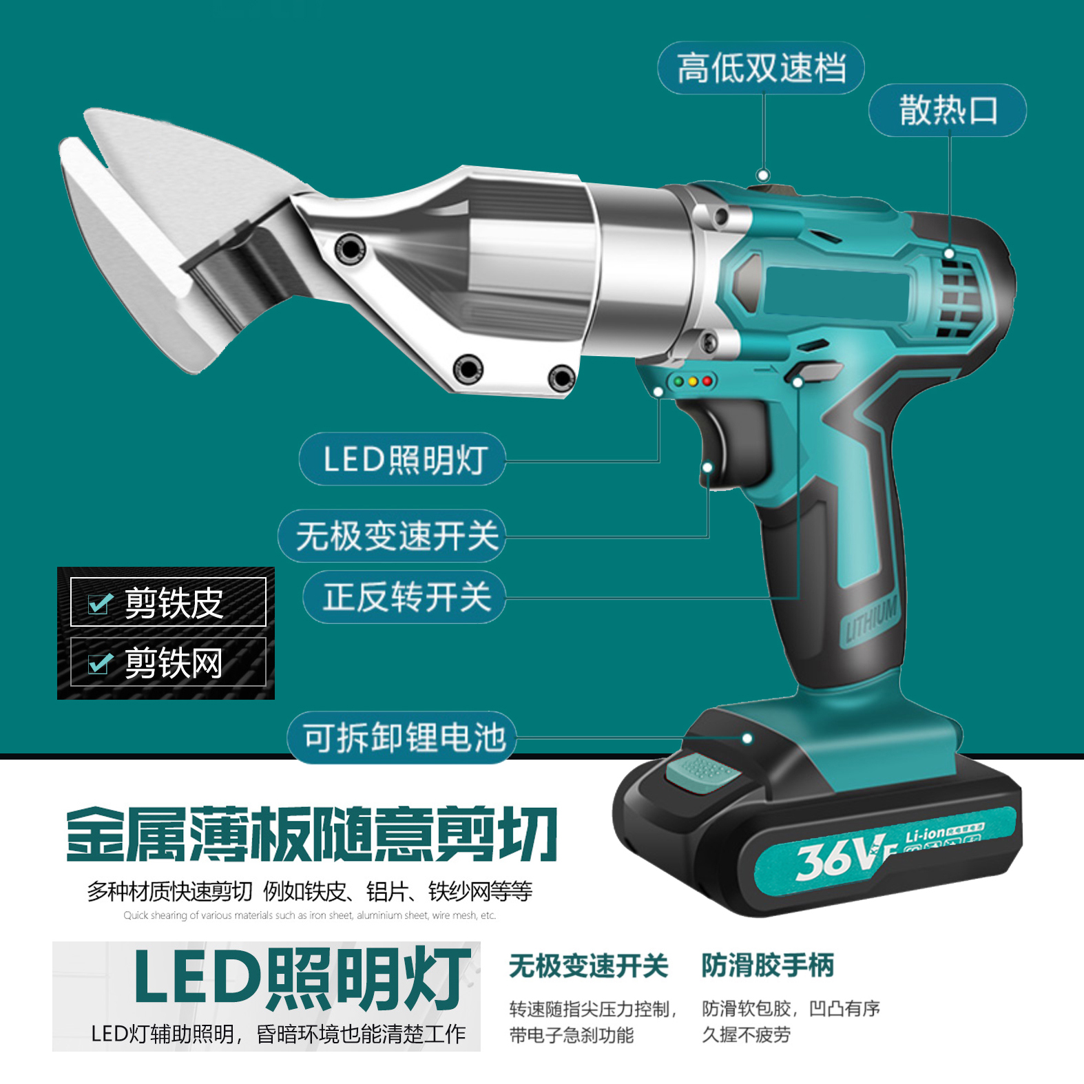 Lithium electric tools