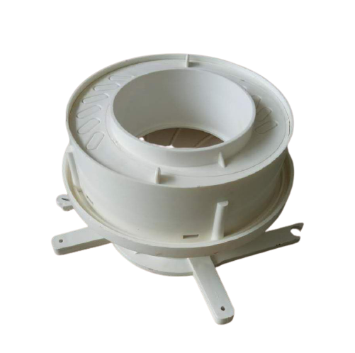 Embedded base for boards passing through the floor